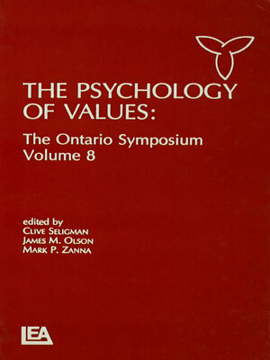 cover image of The Psychology of Values